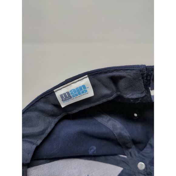 Main Gate NBA Indiana Pacers Hat Embroidered State Logo Blue Strapback - Picture 9 of 10